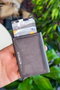 Zoozie Bags Tarjetero Smokey - Grey en Cuero Auténtico